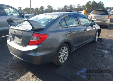 2012 Honda Civic Ex-L z USA, uszkodzony, nr VIN 19XFB2F94CE343184